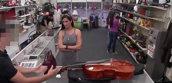  Sexy Brazilian Tries to Pawn a Cello - XXX Pawn